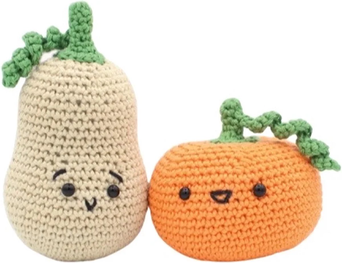 Hardicraft | Haakpakket pompoentjes - 7 & 9 cm